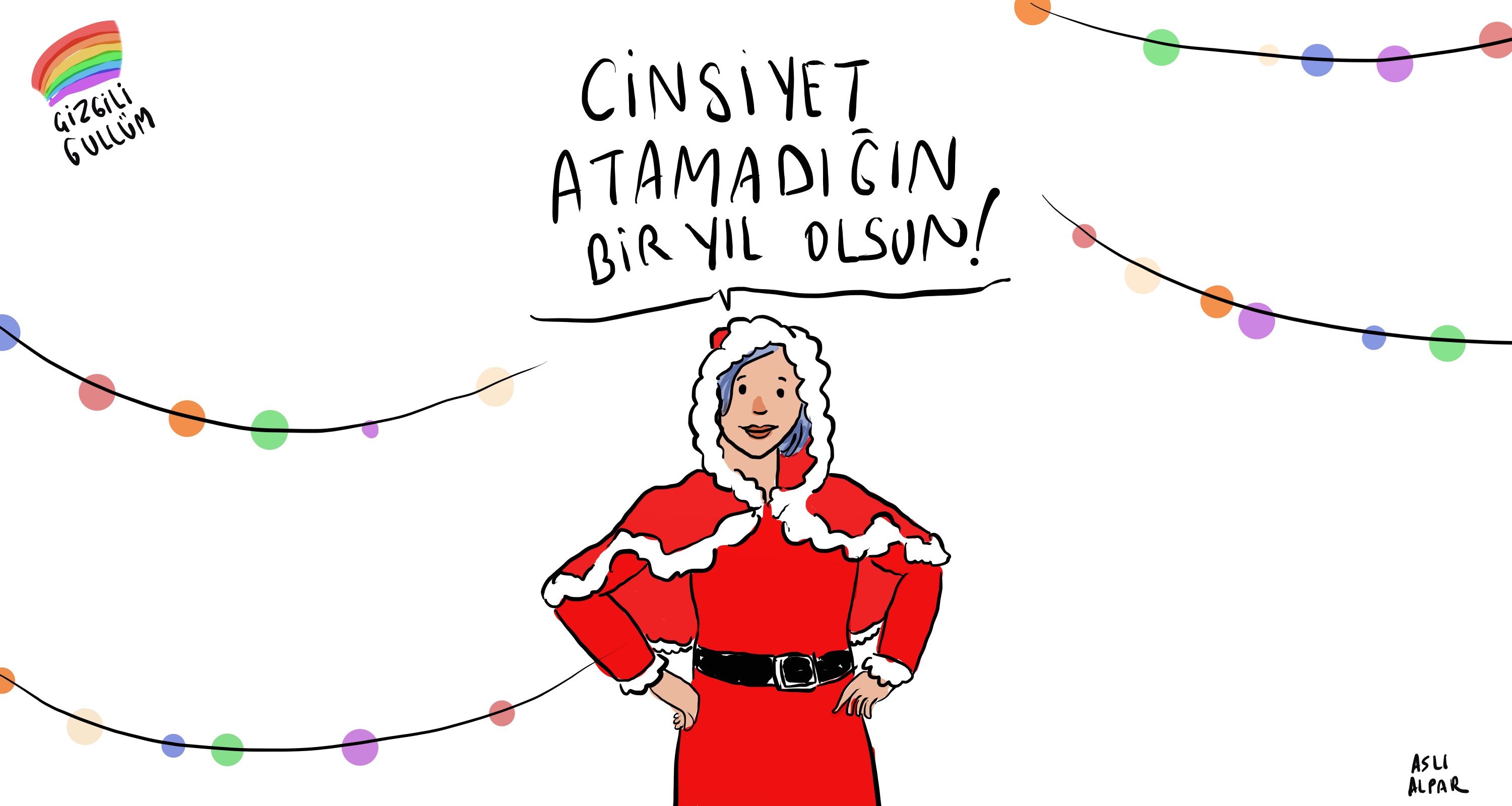Çizgili Gullüm, gullümlü bir yıl diler Kaos GL - LGBTİ+ Haber Portalı