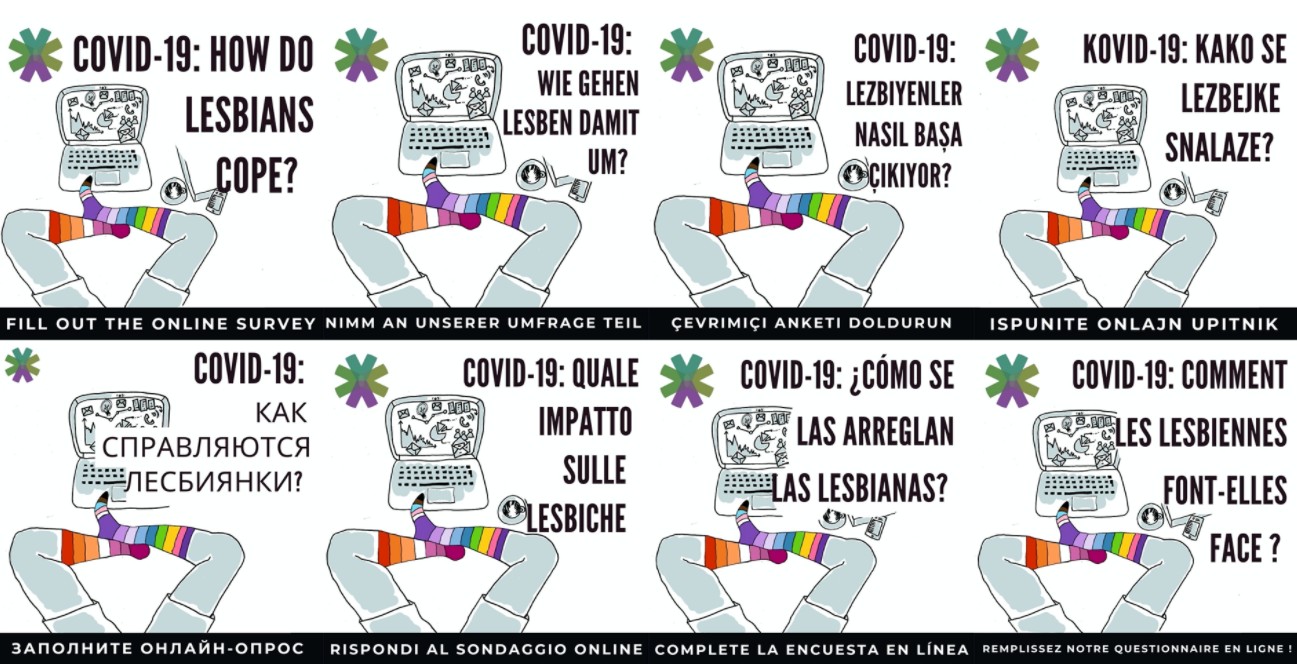 “COVID-19’un Avrupa ve Orta Asya’daki Lezbiyenler Üzerindeki Etkisi” anketi açıldı | Kaos GL - LGBTİ+ Haber Portalı Haber