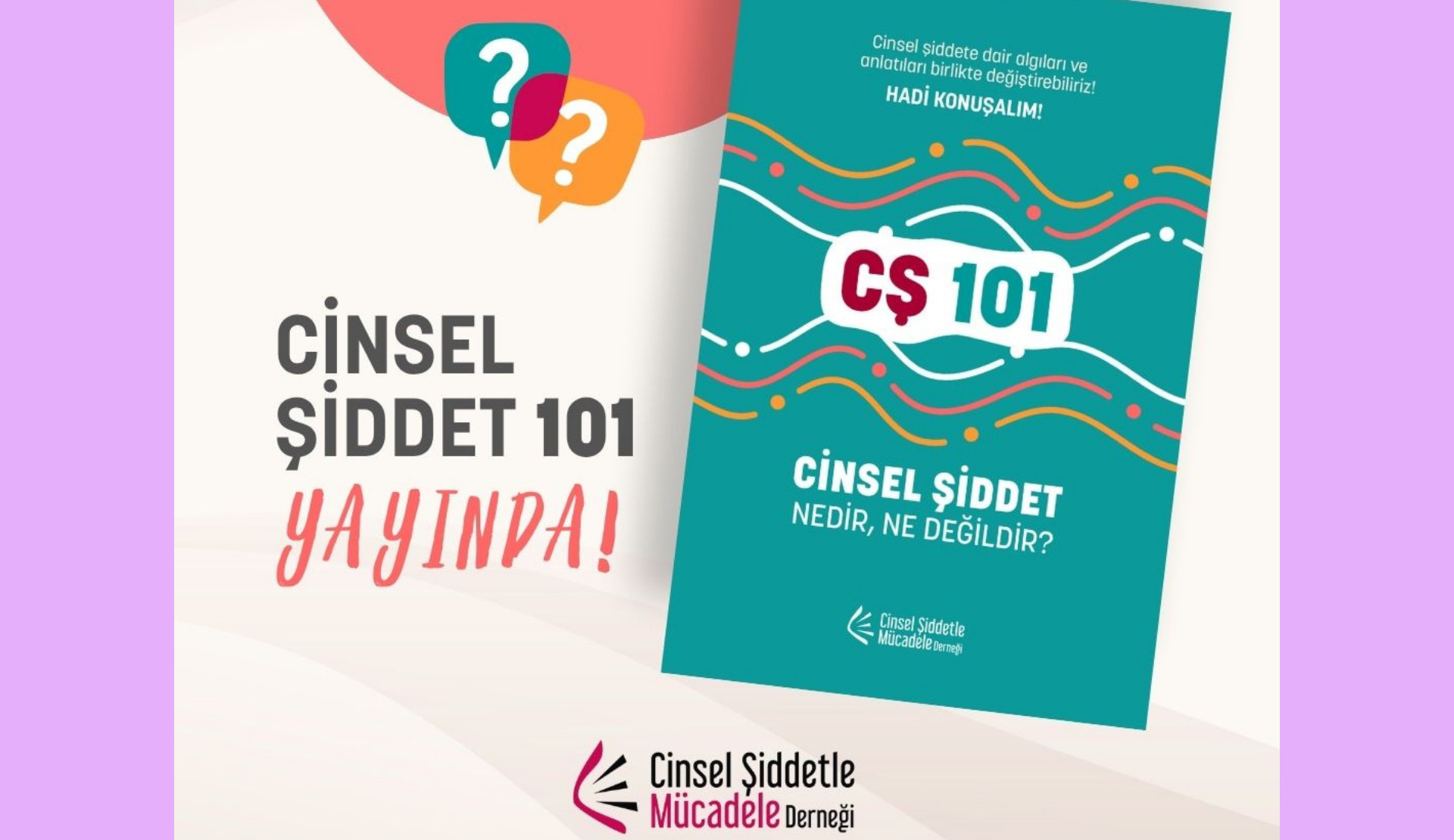 CŞMD’den yeni yayın: “Cinsel Şiddet 101” Kaos GL - LGBTİ+ Haber Portalı