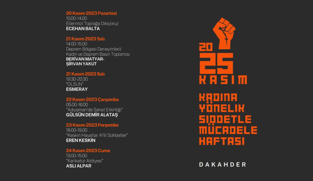 DAKAHDER’de 25 Kasım için karikatür atölyesi Kaos GL - LGBTİ+ Haber Portalı