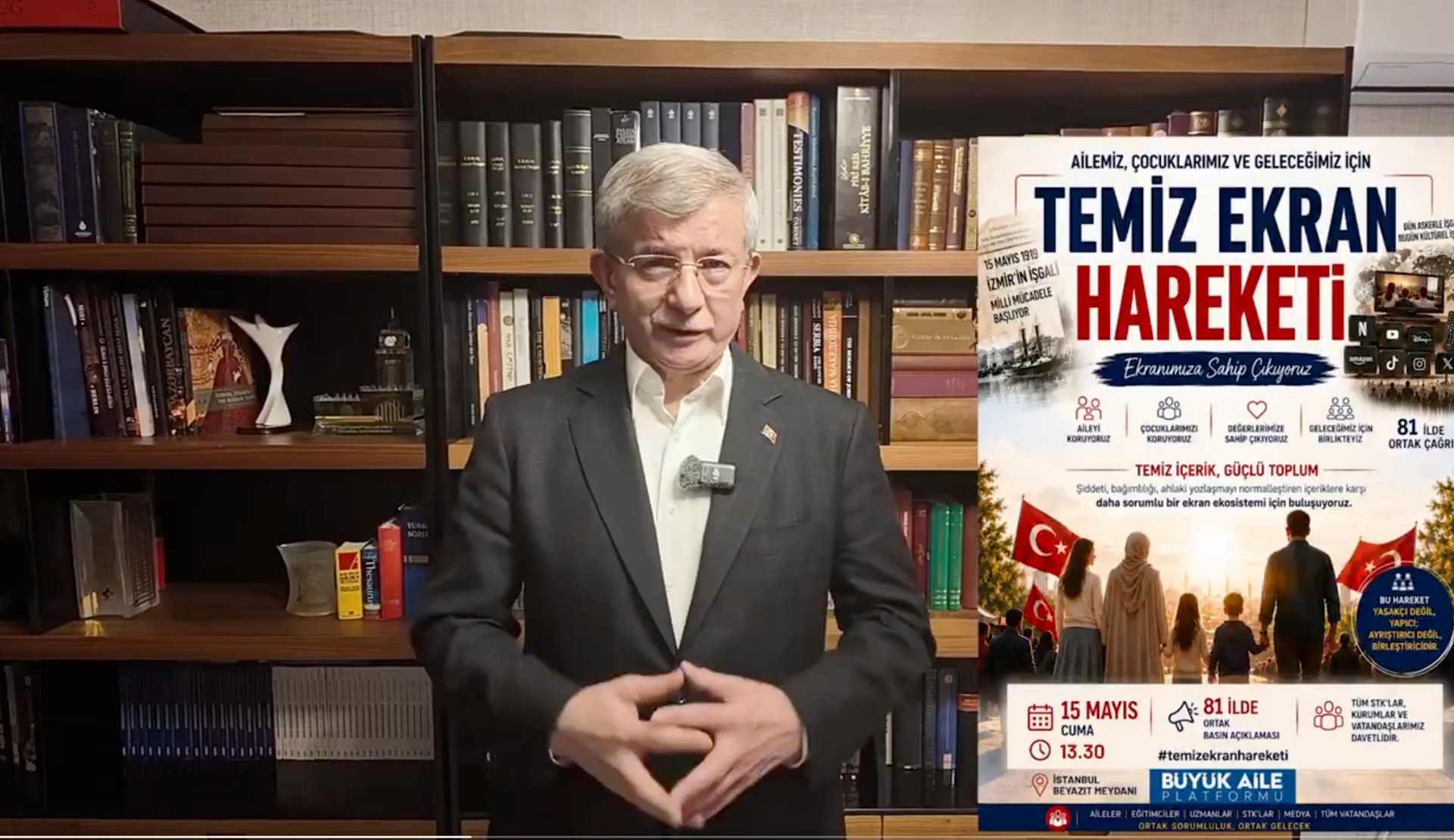 Davutoğlu, LGBTİ+ düşmanı Büyük Aile Platformu’na destek verdi | Kaos GL - LGBTİ+ Haber Portalı Haber