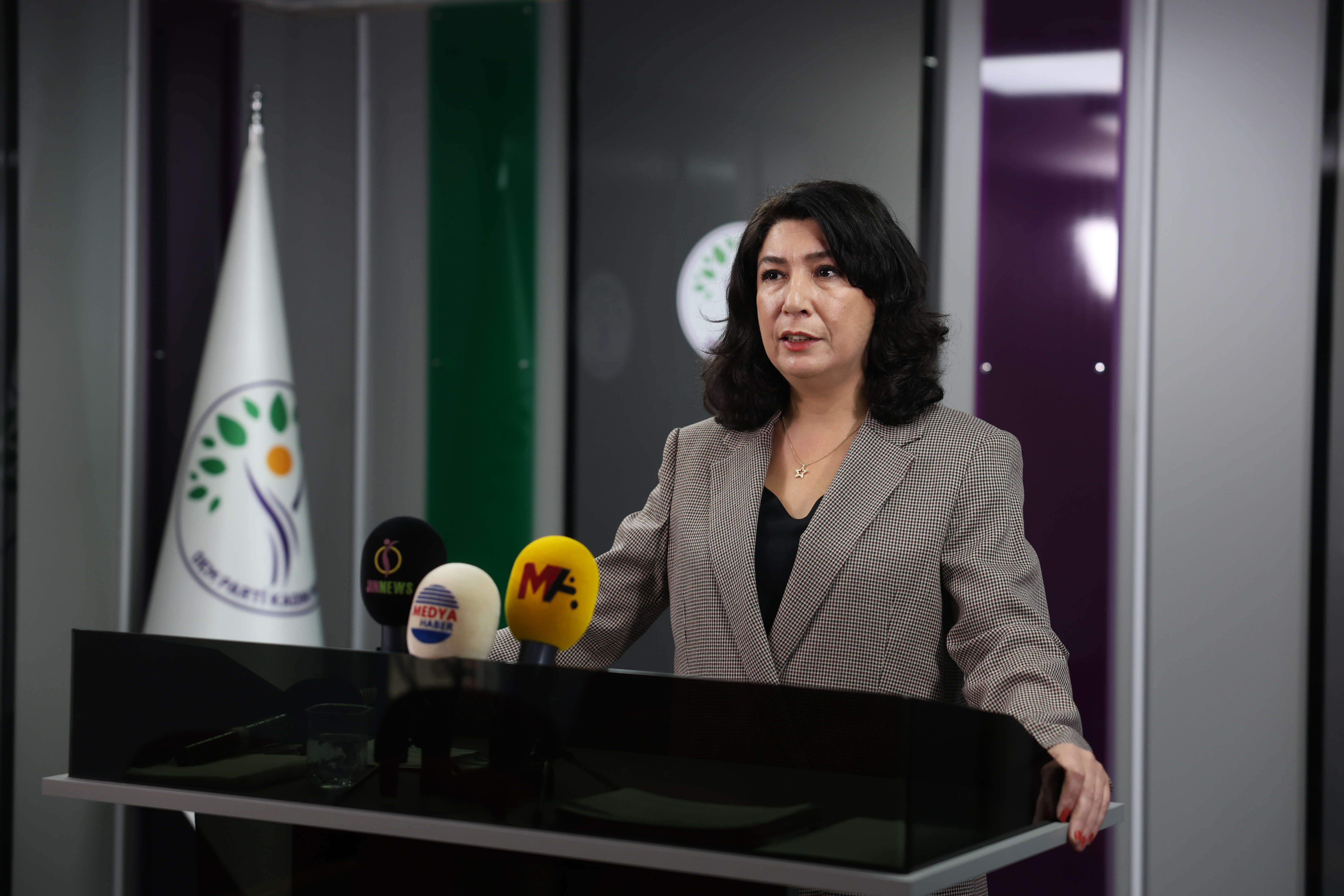 DEM Parti Kadın Meclisi Sözcüsü Halide Türkoğlu: "Yargı taslağında yer alan her bir cümle insan haklarına tahammülsüzlüktür" Kaos GL - LGBTİ+ Haber Portalı