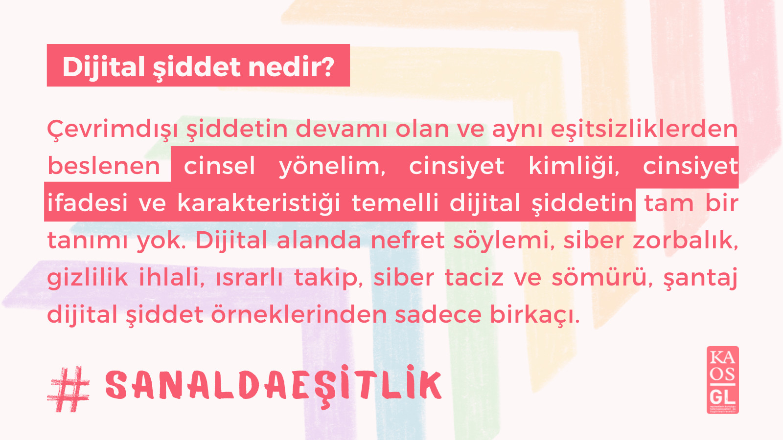 Dijital şiddet nedir? Kaos GL - LGBTİ+ Haber Portalı