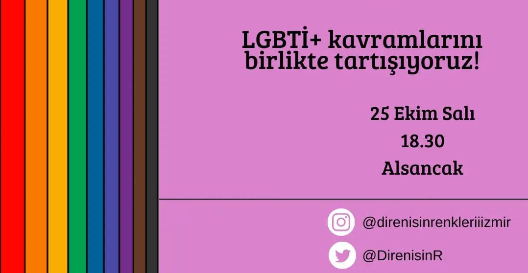 Direnişin Renkleri İzmir’den LGBTİ+ Kavram Atölyesi Kaos GL - LGBTİ+ Haber Portalı