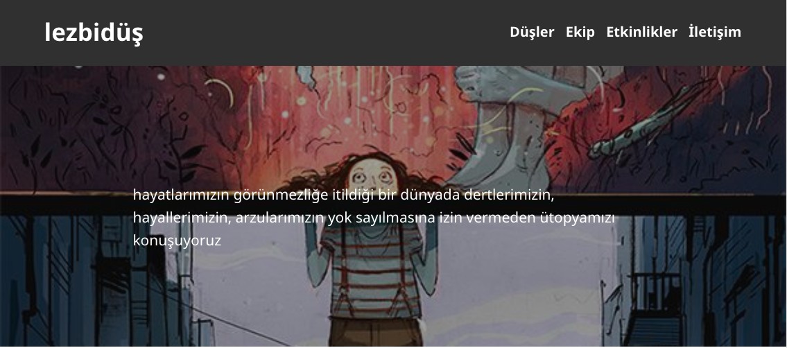Düşlerden tarih yazmak: Lezbidüş web sitesi açıldı! Kaos GL - LGBTİ+ Haber Portalı