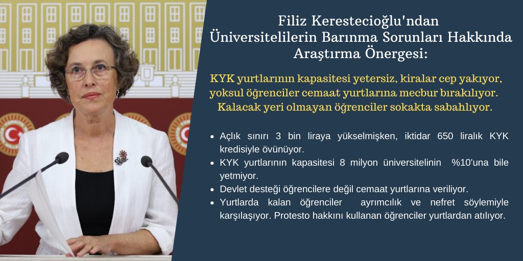 Filiz Kerestecioğlu’ndan #Barınamıyoruz araştırma önergesi | Kaos GL - LGBTİ+ Haber Portalı