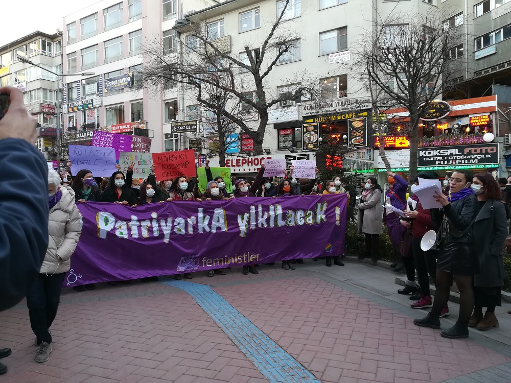 Fotoğraflarla Ankara Feminist Gece Yürüyüşü Kaos GL - LGBTİ+ Haber Portalı