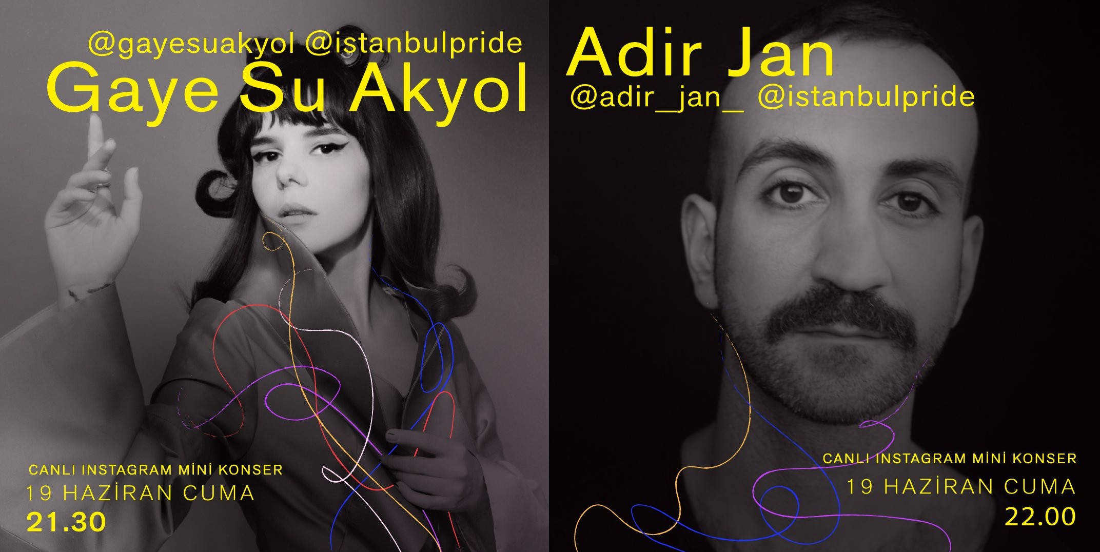 Gaye Su Akyol ve Adir Jan, İstanbul LGBTİ+ Onur Haftası ısınma konserinde! Kaos GL - LGBTİ+ Haber Portalı