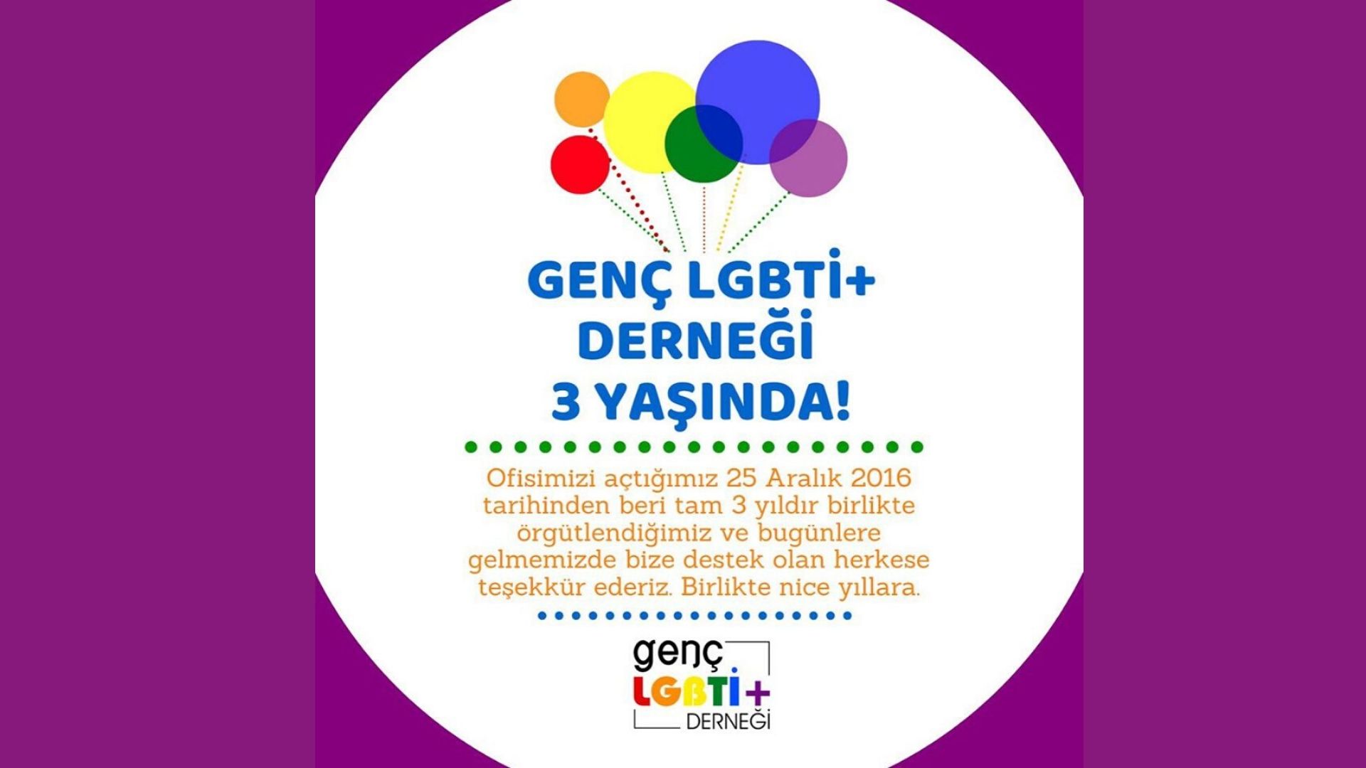 Genç LGBTİ+ 3 yaşında! Kaos GL - LGBTİ+ Haber Portalı