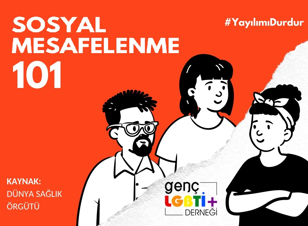 Genç LGBTİ+’dan sosyal mesafelenme görselleri Kaos GL - LGBTİ+ Haber Portalı