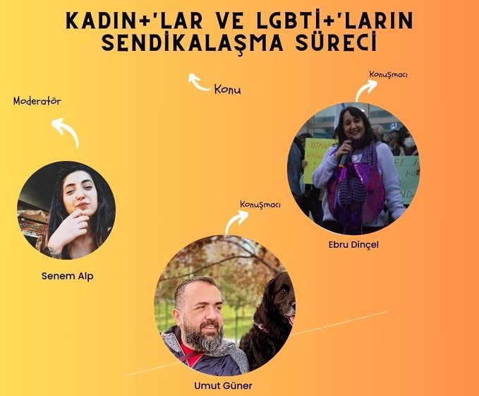 Genç LGBTİ+ Derneği, “Kadın+'lar ve LGBTİ+'ların Sendikalaşma Süreci” paneline davet ediyor! | Kaos GL - LGBTİ+ Haber Portalı Haber