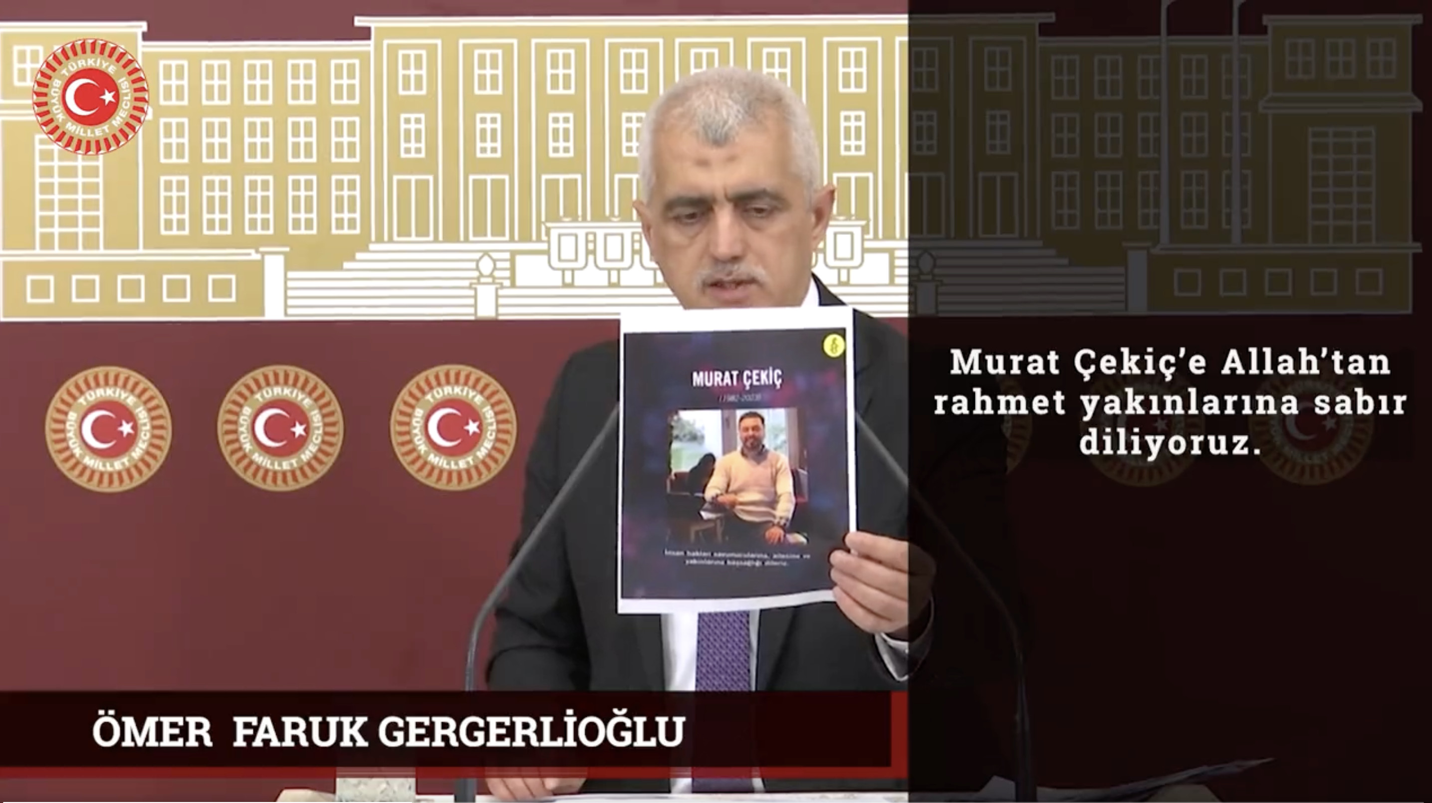 Gergerlioğlu’ndan Murat Çekiç için taziye Kaos GL - LGBTİ+ Haber Portalı