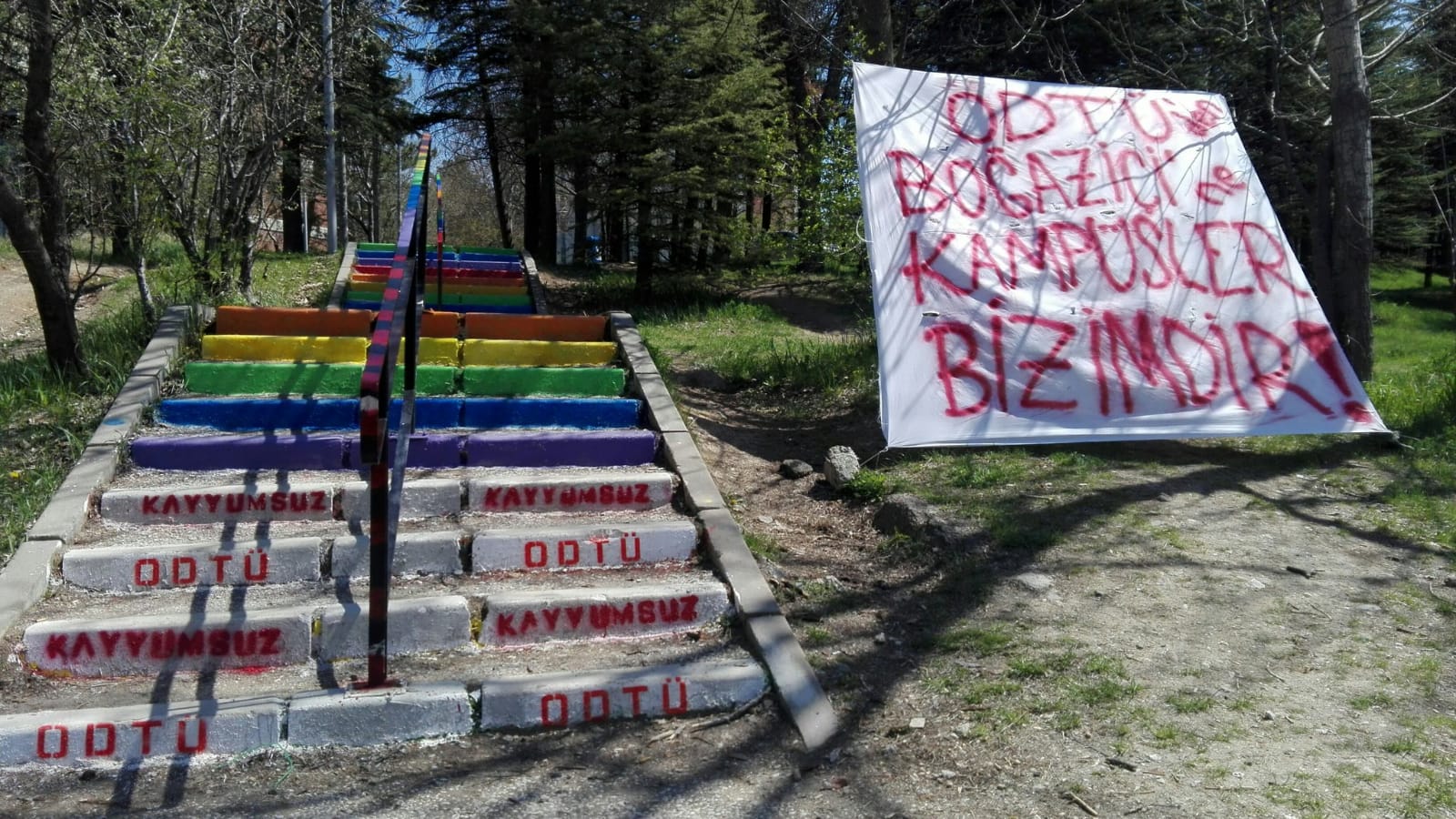 “Gökkuşağı merdiveni soruşturmalarını da kayyum yönetimi de kabul etmiyoruz!” Kaos GL - LGBTİ+ Haber Portalı