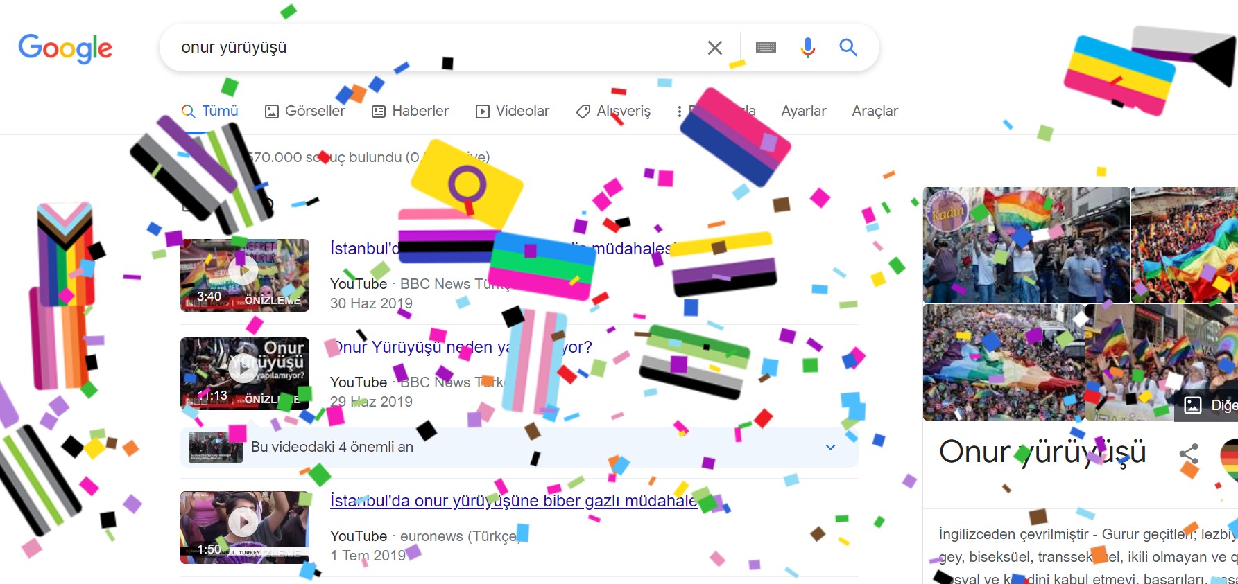 Google’dan Onur Ayı şanlaması Kaos GL - LGBTİ+ Haber Portalı