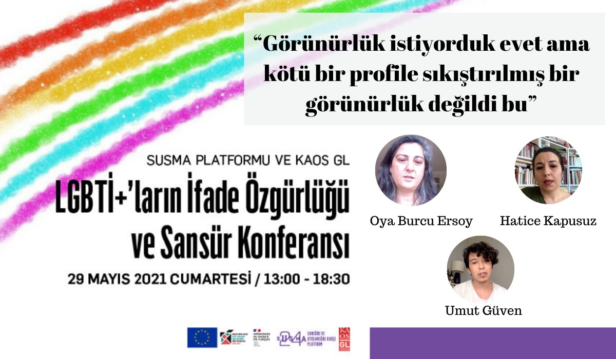 “Görünürlük istiyorduk evet ama kötü bir profile sıkıştırılmış bir görünürlük değildi bu” Kaos GL - LGBTİ+ Haber Portalı