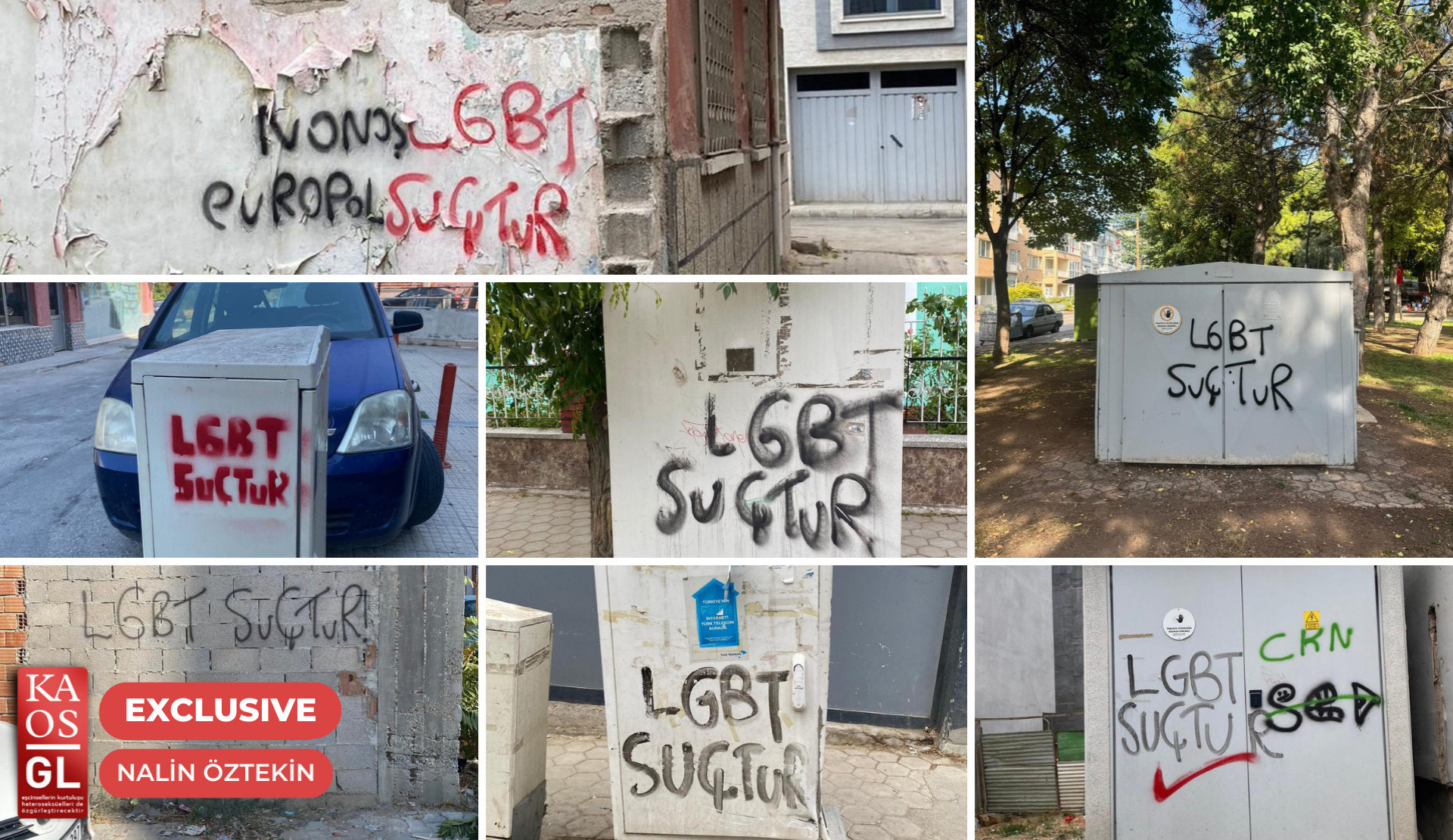 Graffiti claiming “LGBT is a crime’” in Eskişehir taken to court Kaos GL - News Portal for LGBTI+