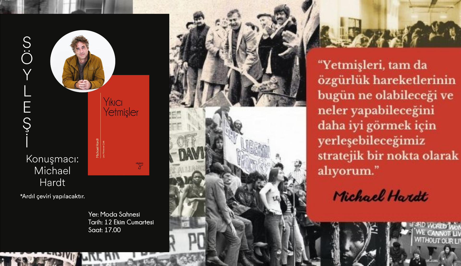 Radikal Tahayyülden Günümüze: 'Yıkıcı Yetmişler' üzerine Michael Hardt söyleşisi Kaos GL - LGBTİ+ Haber Portalı