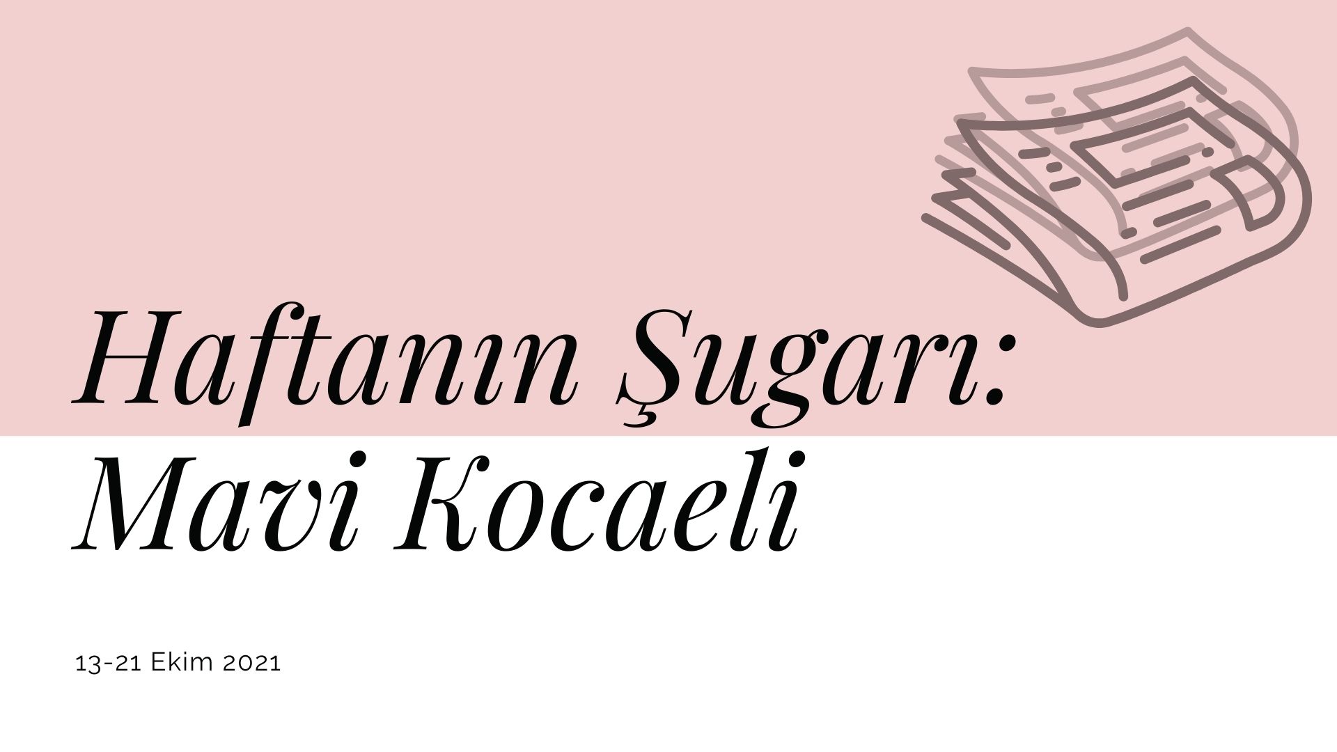 Haftanın şugarı: Mavi Kocaeli Kaos GL - LGBTİ+ Haber Portalı