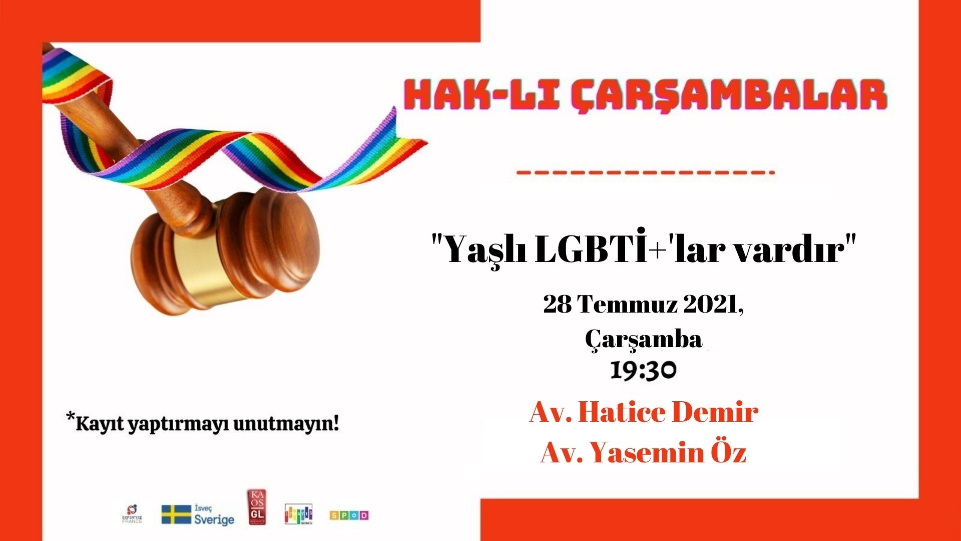 Hak-lı Çarşambalar: Yaşlı LGBTİ+'lar vardır Kaos GL - LGBTİ+ Haber Portalı