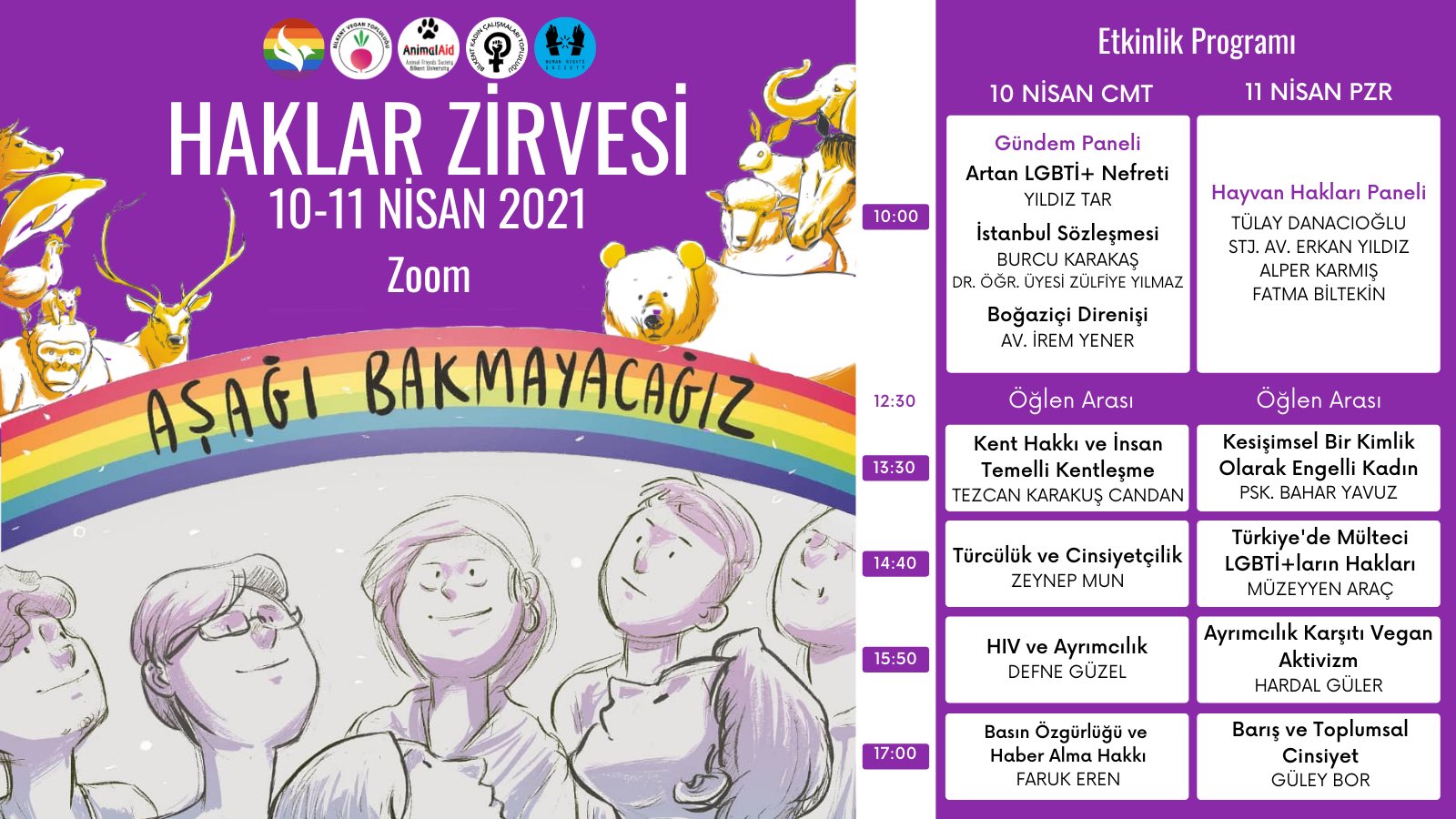 Haklar Zirvesi’nin programı açıklandı Kaos GL - LGBTİ+ Haber Portalı
