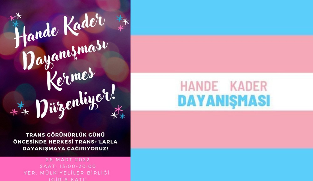 Hande Kader Dayanışması kermes düzenliyor Kaos GL - LGBTİ+ Haber Portalı