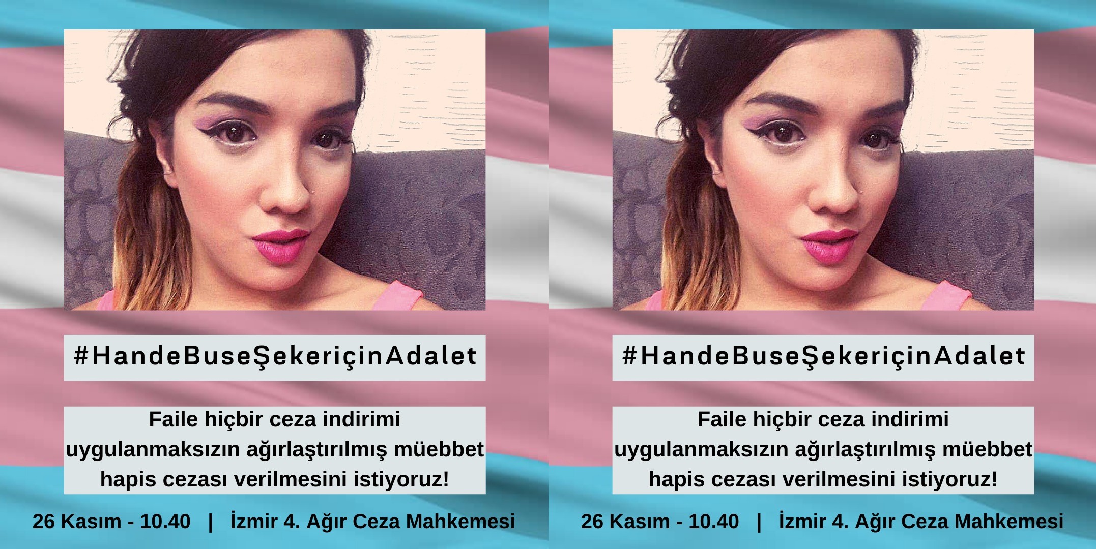 Hande Şeker davasında 8. duruşma 26 Kasım’da Kaos GL - LGBTİ+ Haber Portalı