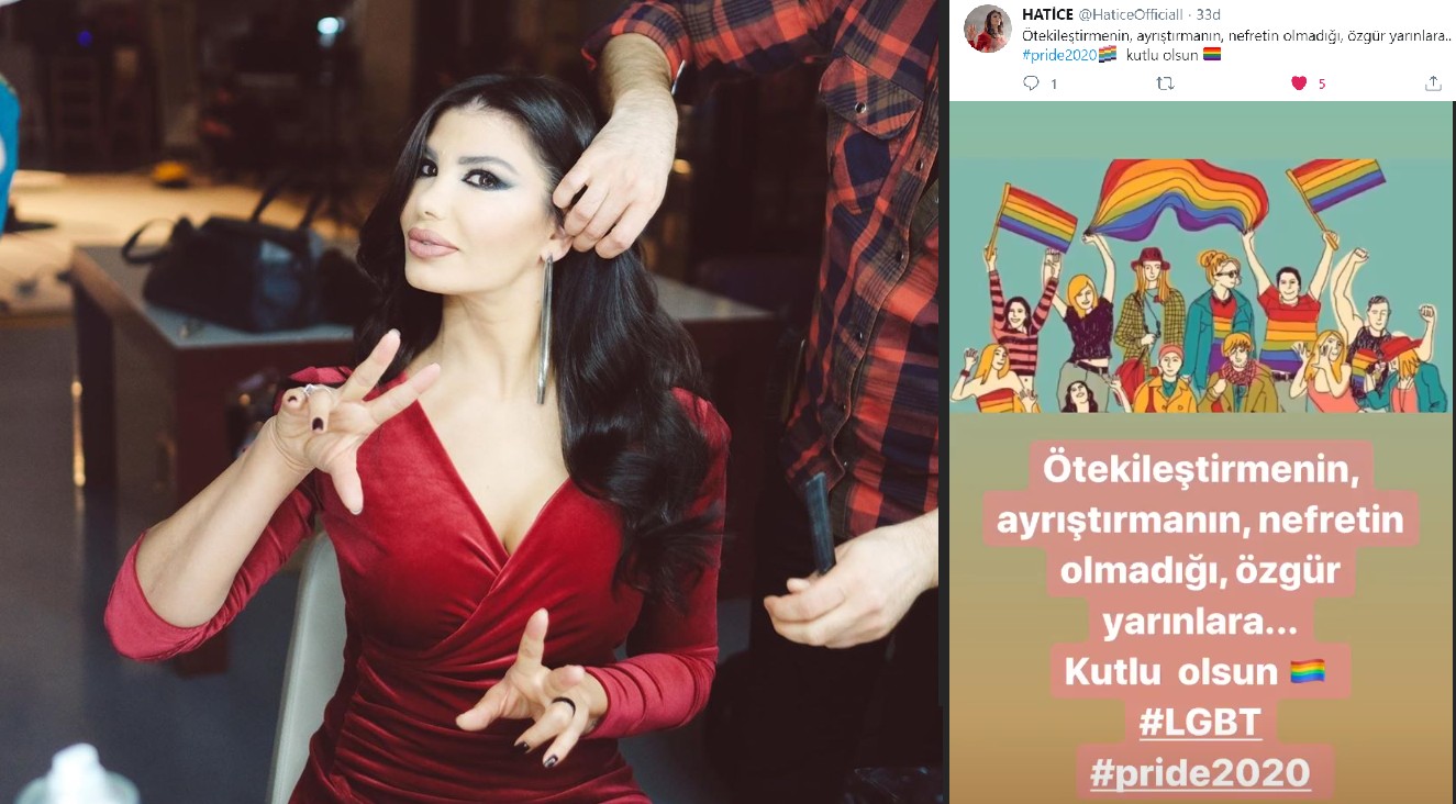 Hatice celebrates the Pride Month Kaos GL - News Portal for LGBTI+