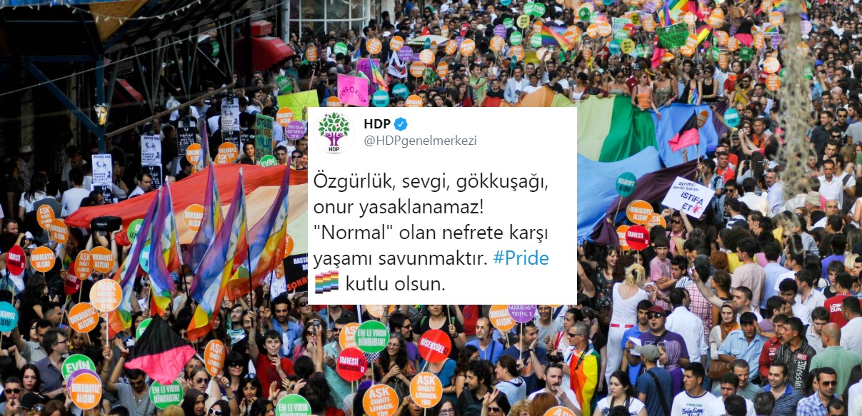 HDP Genel Merkezi, Onur Haftası’nı kutladı Kaos GL - LGBTİ+ Haber Portalı