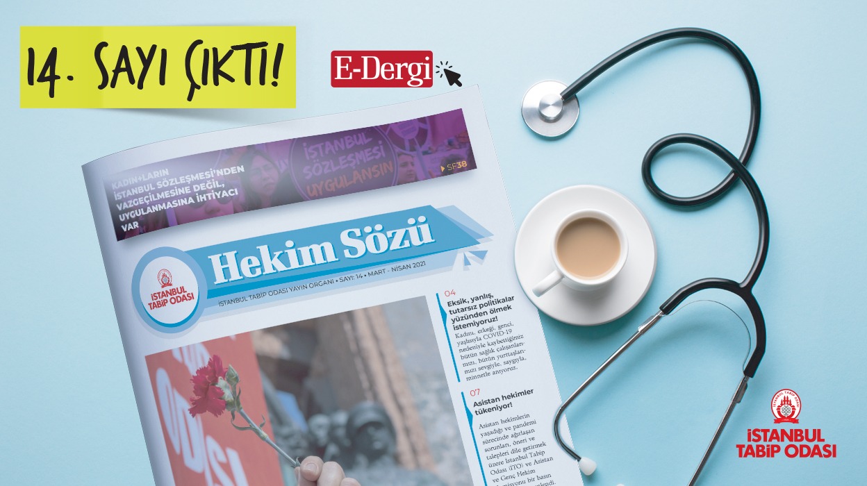Hekim Sözü’nün “Pandeminin Bir Yılı” dosya konulu 14. sayısı dijital ortamda Kaos GL - LGBTİ+ Haber Portalı
