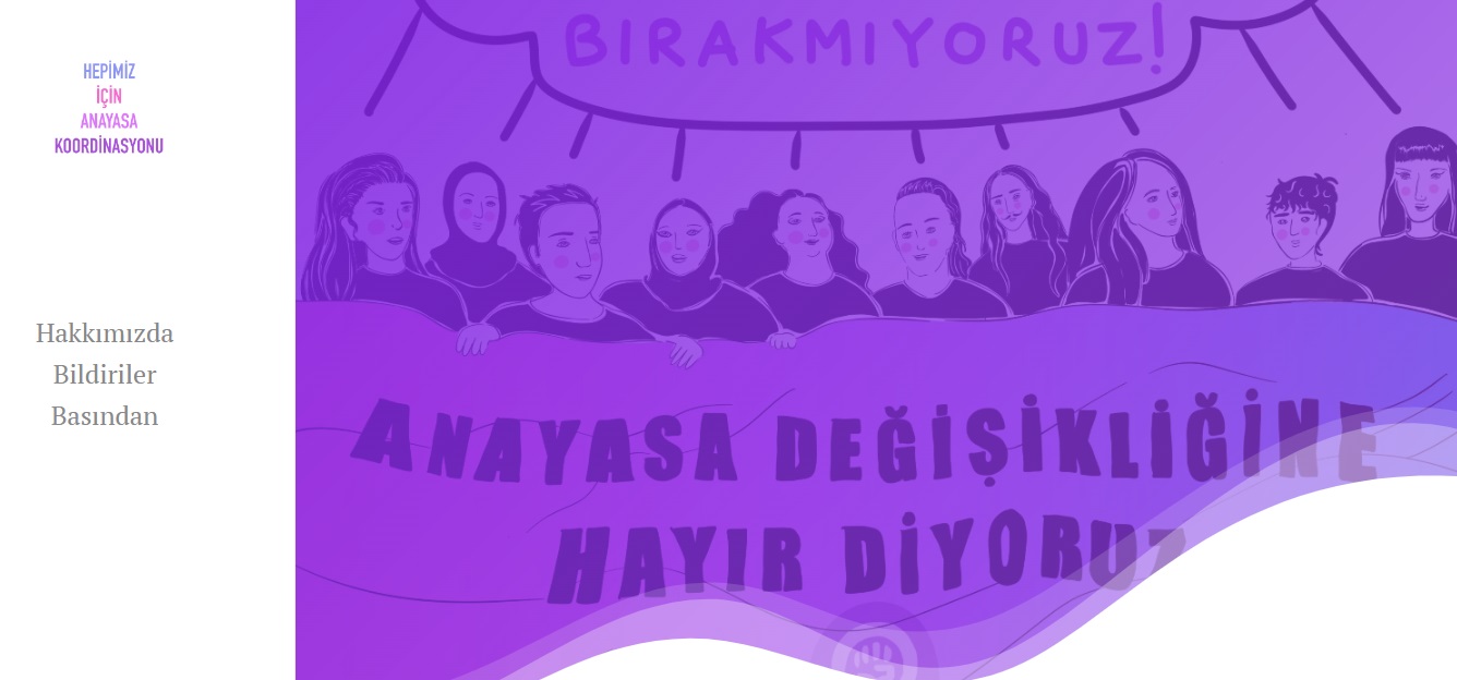 HepimizicinAnayasa.org yayında Kaos GL - LGBTİ+ Haber Portalı