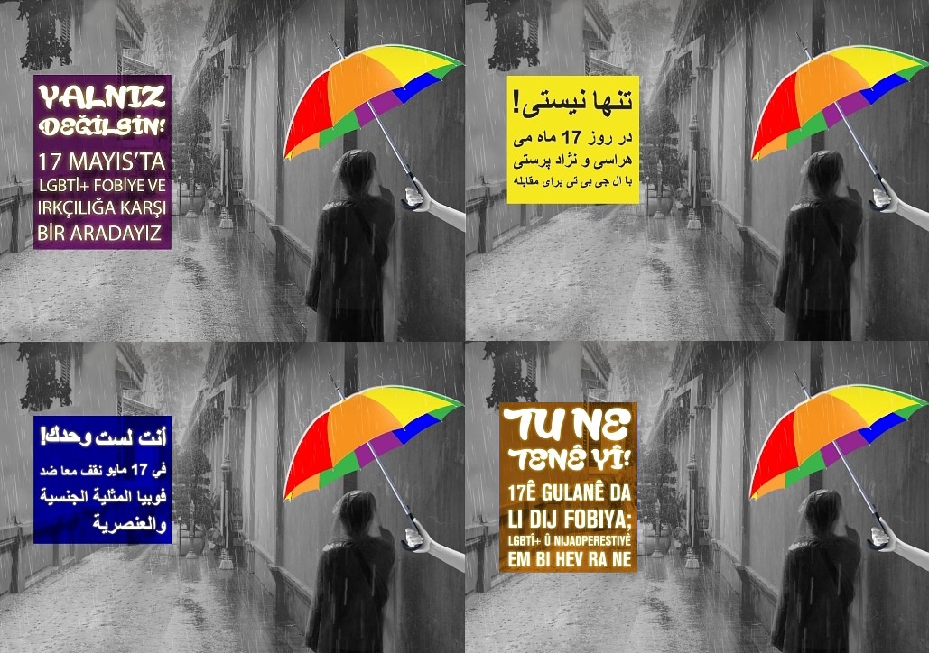 Hêvî LGBTİ+ 17 Mayıs’ta mülteci LGBTİ+’ları konuşmaya çağırıyor Kaos GL - LGBTİ+ Haber Portalı