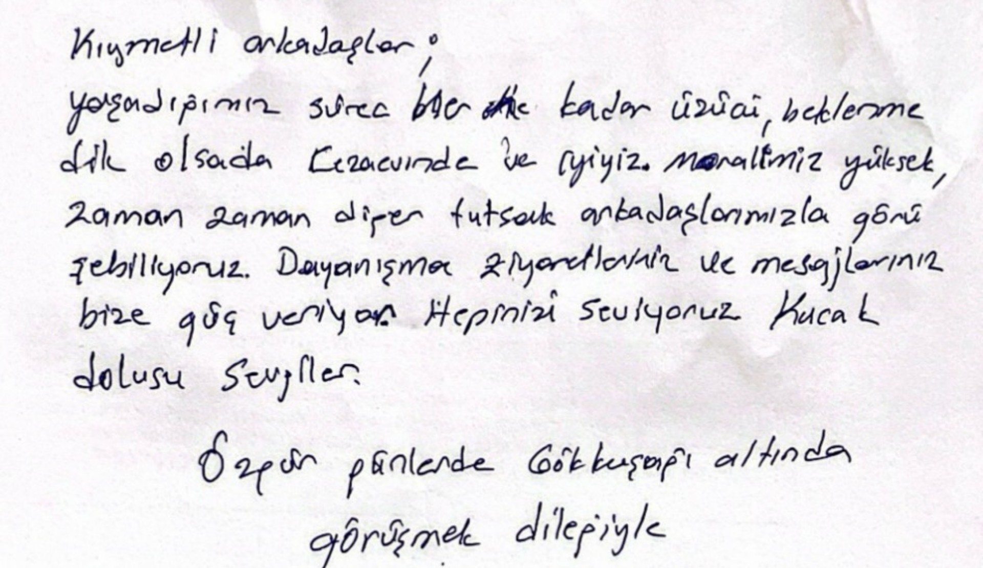 HEVİ LGBTİ+ Derneği kurucu üyesi Ahmet’ten mesaj: “Özgür günlerde gökkuşağı altında görüşmek dileğiyle” Kaos GL - LGBTİ+ Haber Portalı