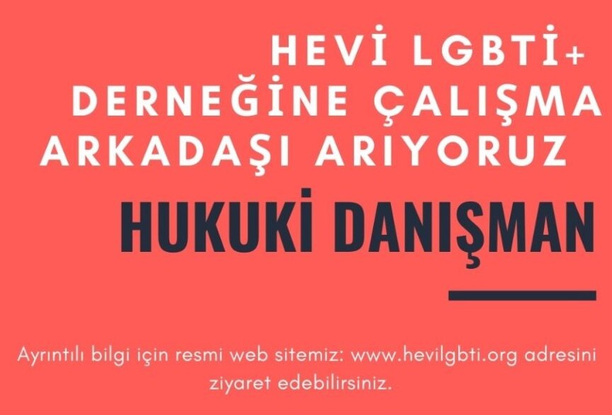 HEVİ LGBTİ+, hukuki danışman çalışma arkadaşını arıyor Kaos GL - LGBTİ+ Haber Portalı