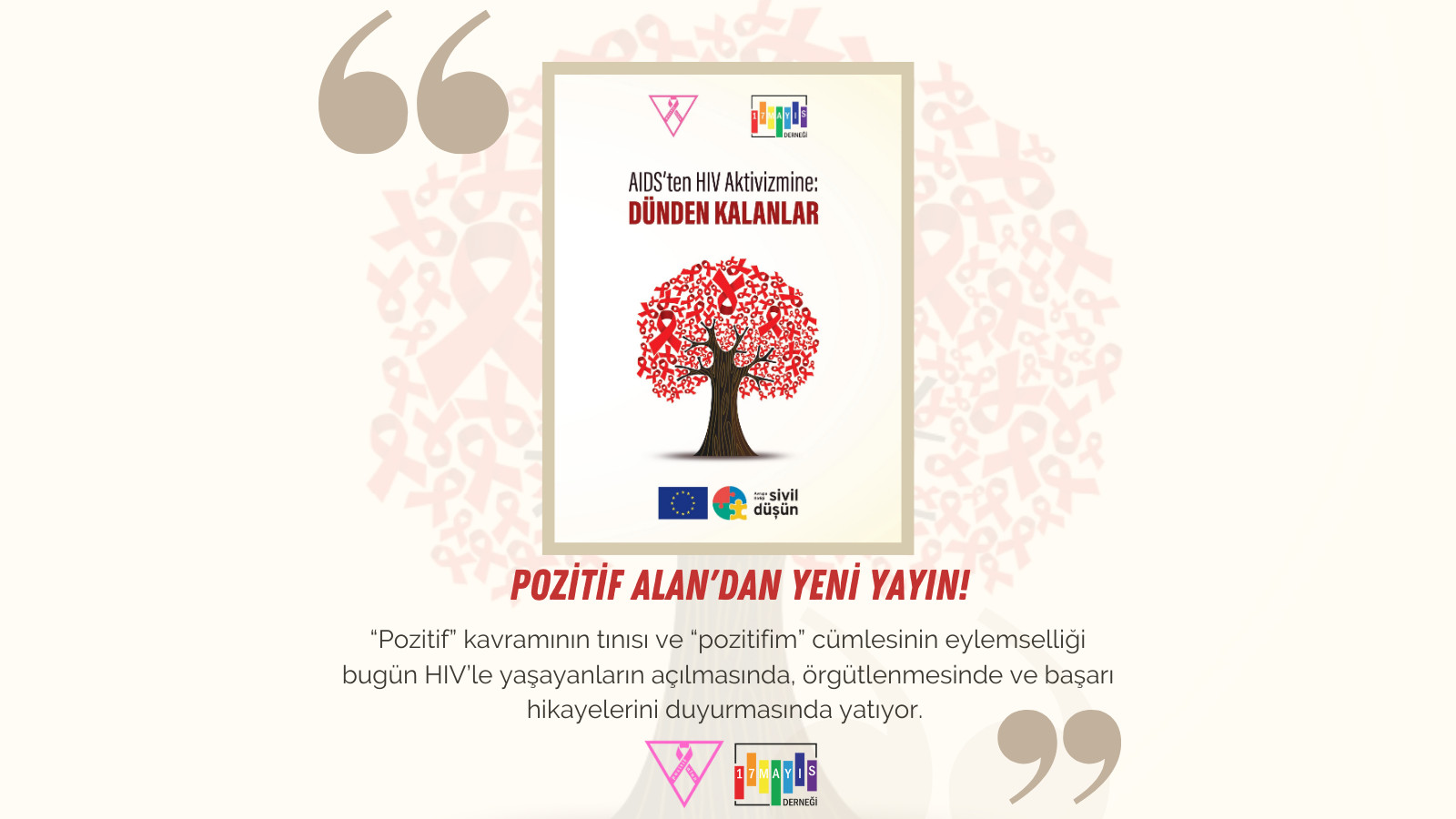 HIV ve hak savunuculuğunun Türkiye’deki seyri kitaplaştı | Kaos GL - LGBTİ+ Haber Portalı