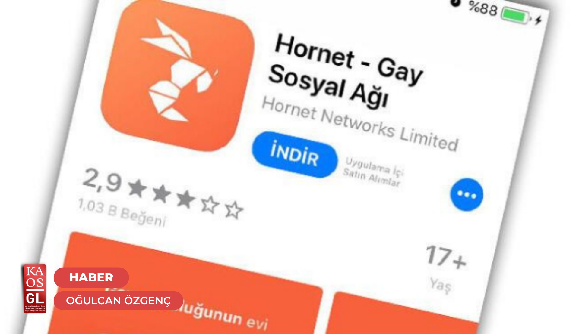 Hornet bir kez daha erişime engellendi! | Kaos GL - LGBTİ+ Haber Portalı Haber
