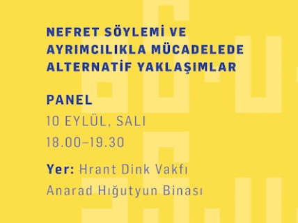 Hrant Dink Vakfı’ndan Nefret Söylemi ve Ayrımcılıkla Mücadelede Alternatif Yaklaşımlar Paneli Kaos GL - LGBTİ+ Haber Portalı