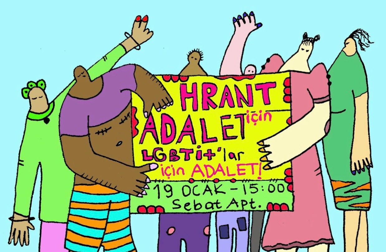 “Hrant’ın katillerini tanıyoruz ve unutmuyoruz, hesap verecekler!” Kaos GL - LGBTİ+ Haber Portalı