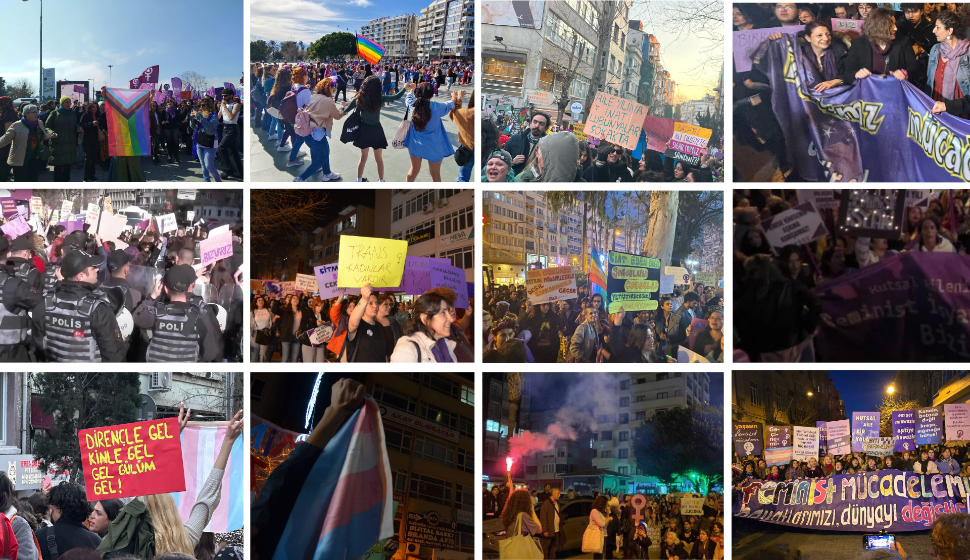 İl il 8 Mart eylemleri: Kadınlar ve LGBTİ+’lar tüm engellere rağmen alanlardaydı Kaos GL - LGBTİ+ Haber Portalı