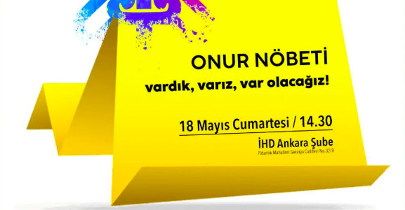 İnsan Hakları Derneği Ankara Şubesi LGBTİ+ Hakları Komisyonu, Onur Nöbeti’ne çağırıyor! Kaos GL - LGBTİ+ Haber Portalı