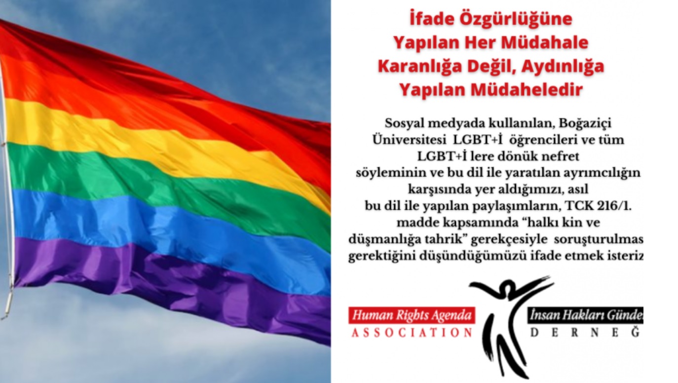 İnsan Hakları Gündemi Derneği: “LGBTİ+’lar ötekileştirilerek ayrımcılık yasağı ihlal edilmiştir” Kaos GL - LGBTİ+ Haber Portalı
