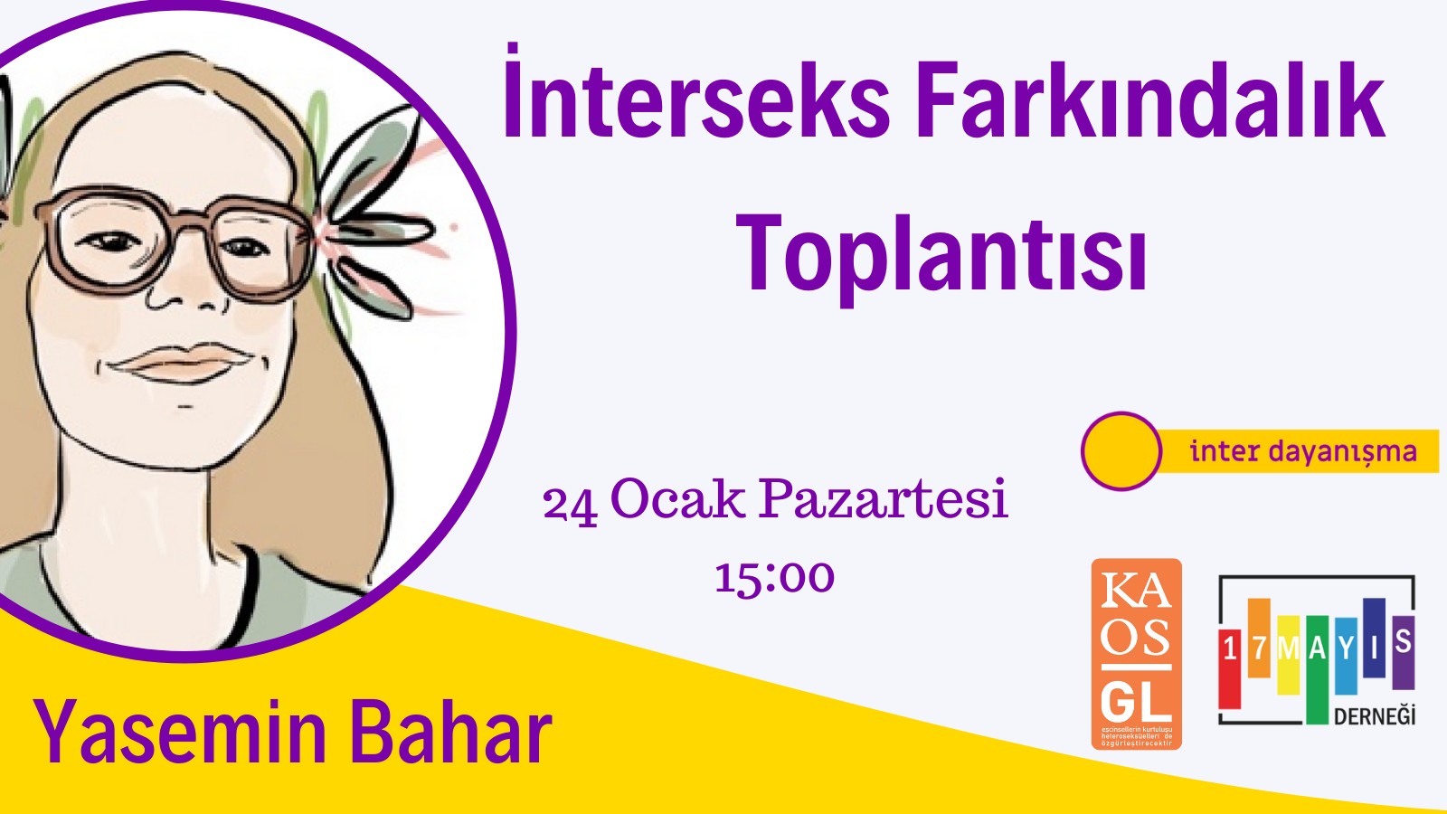 İnterseks farkındalık toplantısına kayıtlar başladı! Kaos GL - LGBTİ+ Haber Portalı