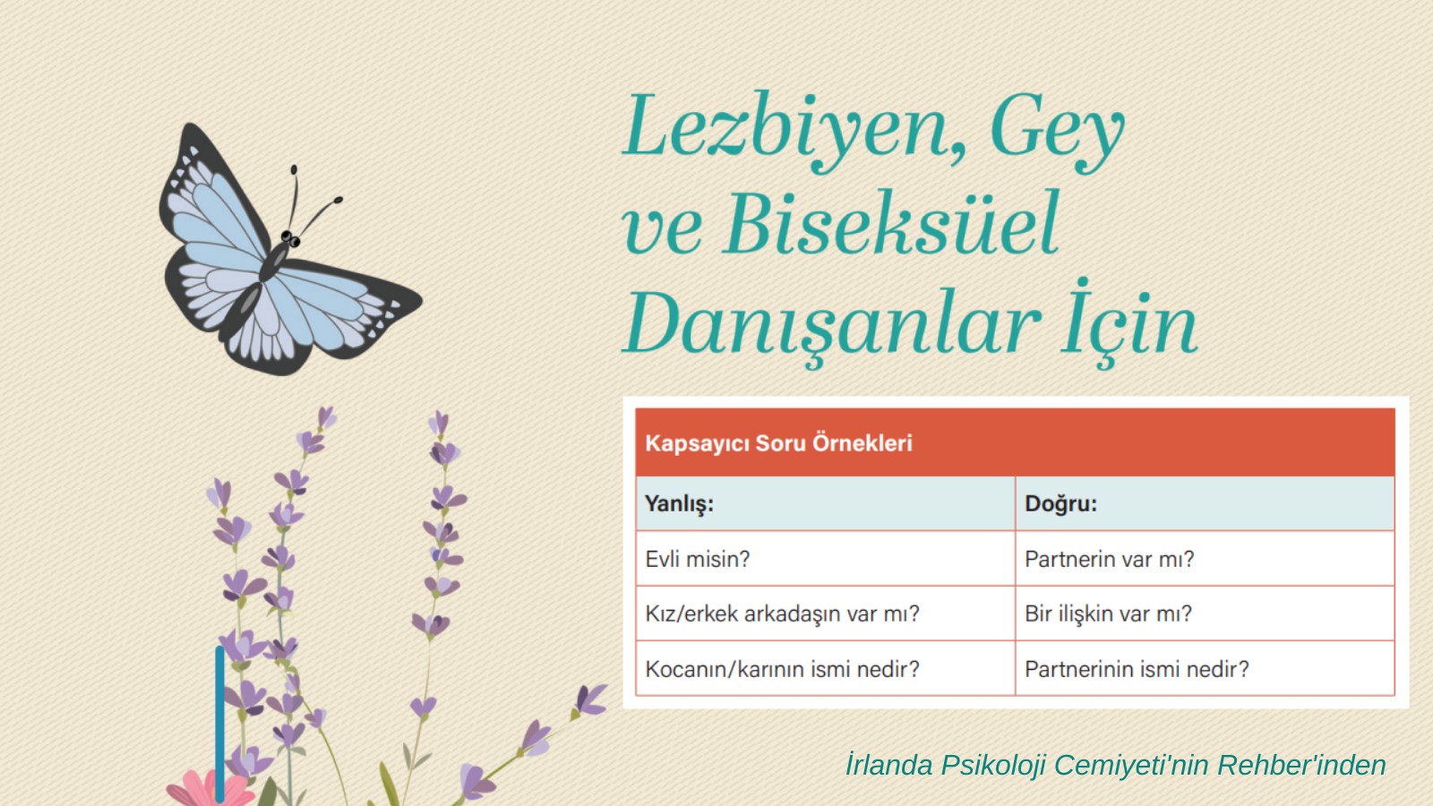 İrlanda’dan: LGB danışanlarla doğru uygulama rehberi Kaos GL - LGBTİ+ Haber Portalı