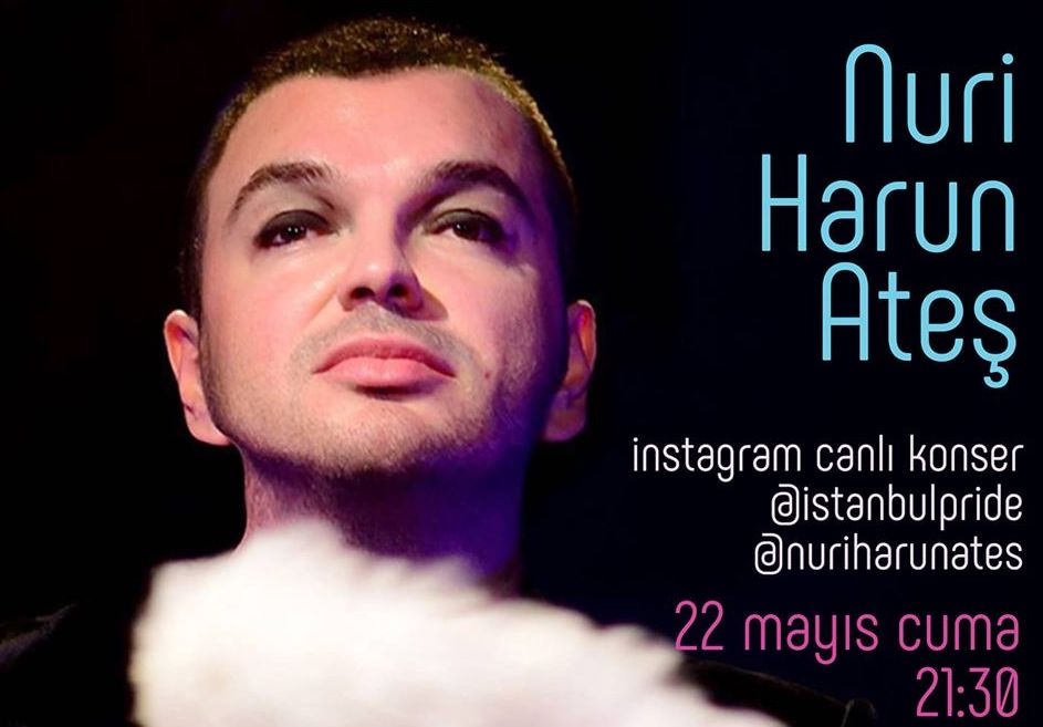 İstanbul LGBTİ+ Onur Haftası ısınma konseri: Nuri Harun Ateş Kaos GL - LGBTİ+ Haber Portalı