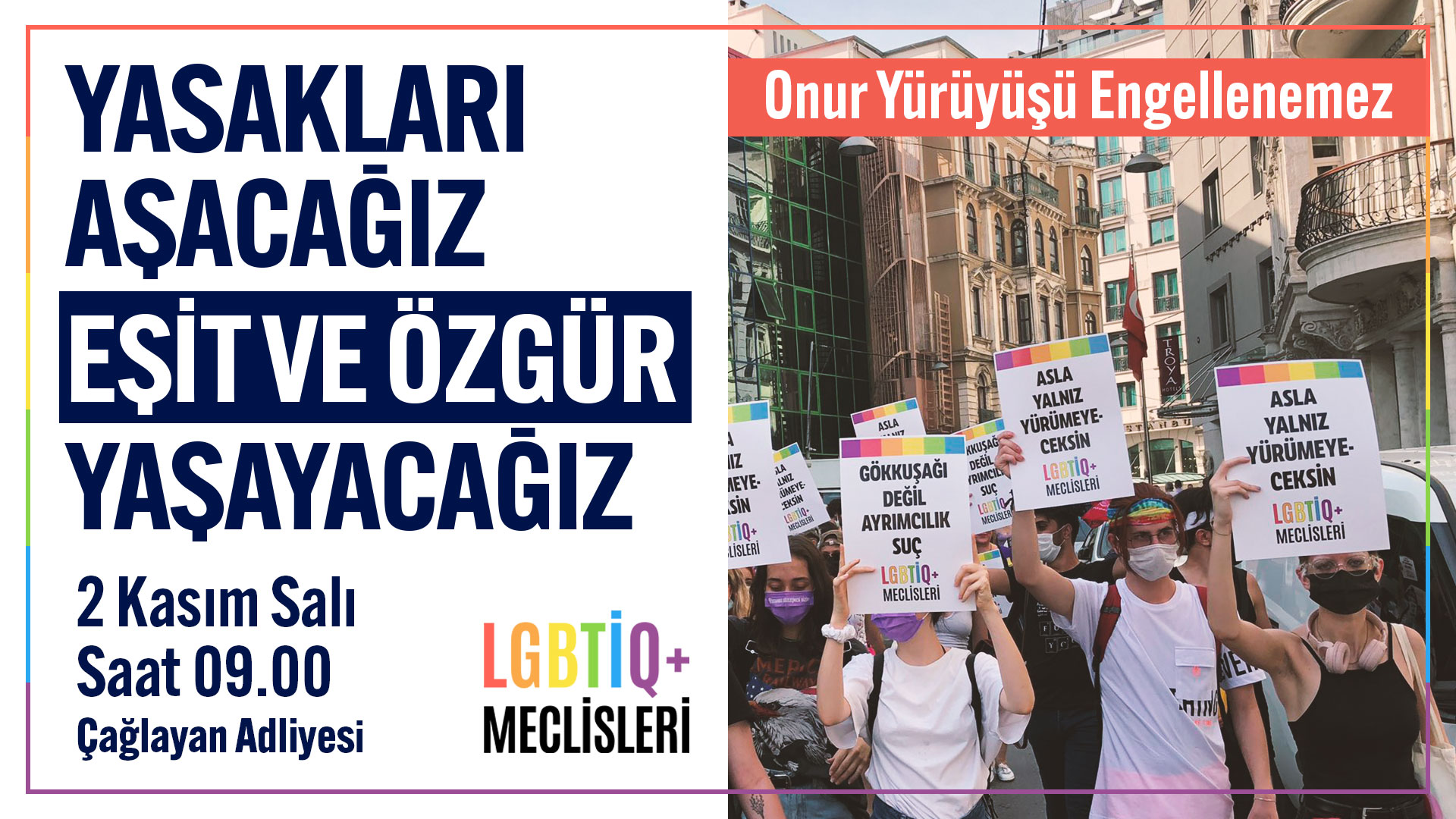 İstanbul Onur Yürüyüşü davası başlıyor: Göz korkutmak için açtığınız davalar bizi yıldıramaz! Kaos GL - LGBTİ+ Haber Portalı
