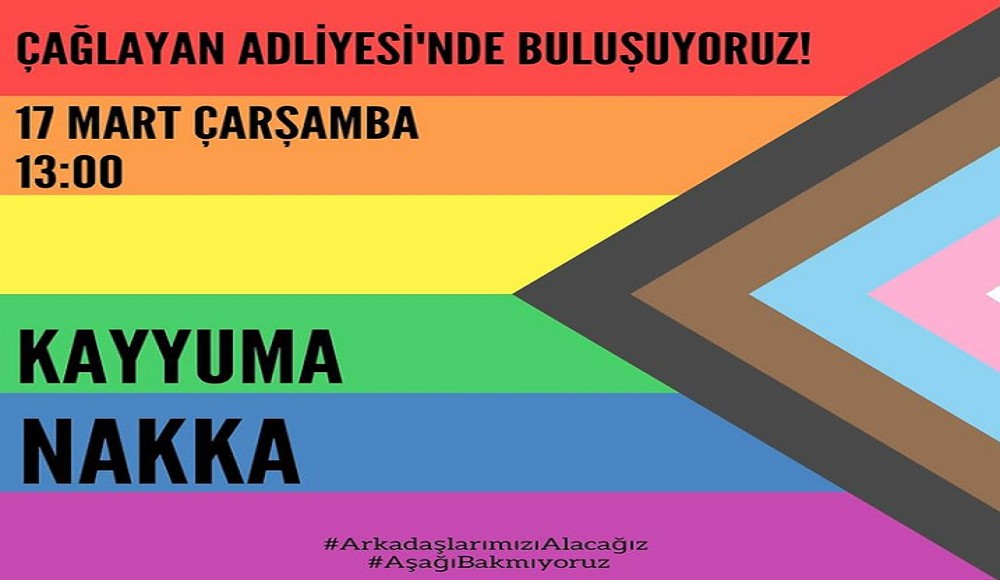 İstanbul Pride: 17 Mart'ta Çağlayan Adliyesi'ndeyiz! Kaos GL - LGBTİ+ Haber Portalı