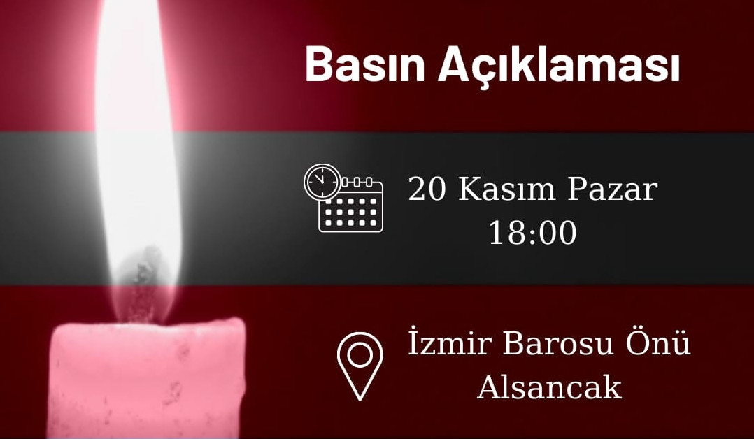 İzmir 20 Kasım Platformu basın açıklamasına çağırıyor Kaos GL - LGBTİ+ Haber Portalı