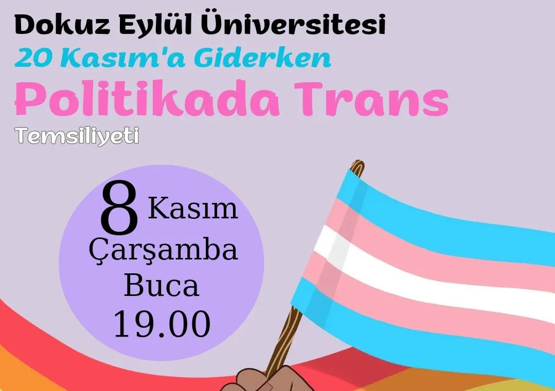 İzmir’de 20 Kasım’a doğru: “Politikada Trans Temsiliyeti” söyleşisi Kaos GL - LGBTİ+ Haber Portalı