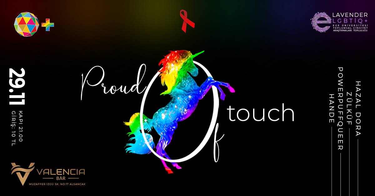 İzmir’de: “Proud of Touch” partisi | Kaos GL - LGBTİ+ Haber Portalı Haber