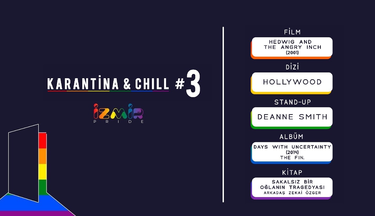 İzmir LGBTİ+ Onur Haftası’ndan “Karantina & Chill-3” Kaos GL - LGBTİ+ Haber Portalı