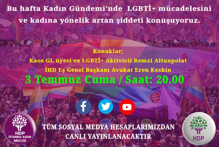 Kadın Gündemi’nde bu hafta: LGBTİ+ mücadelesine ve kadınlara yönelik artan şiddet Kaos GL - LGBTİ+ Haber Portalı